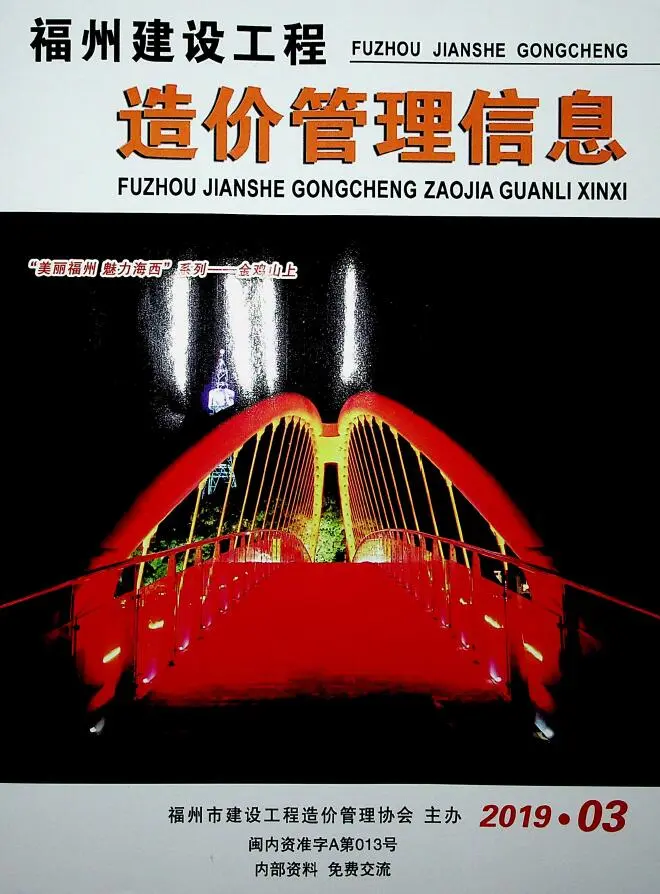 造价库福州市2019年3月信息价期刊电子版PDF封面