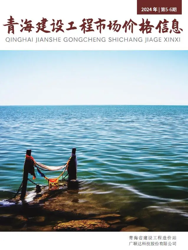 造价库青海2024年6月建材市场信息期刊电子版PDF封面