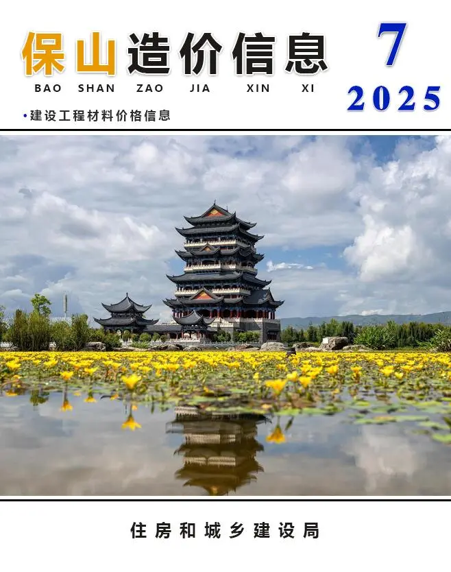造价库保山市2025年7月信息价期刊电子版PDF封面
