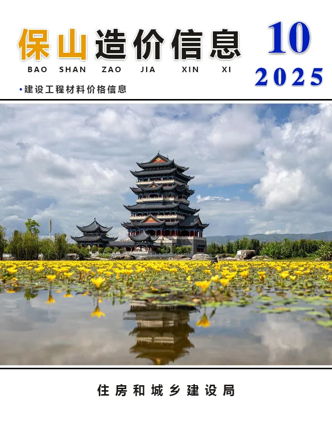 造价库保山市2025年10月信息价期刊电子版PDF封面
