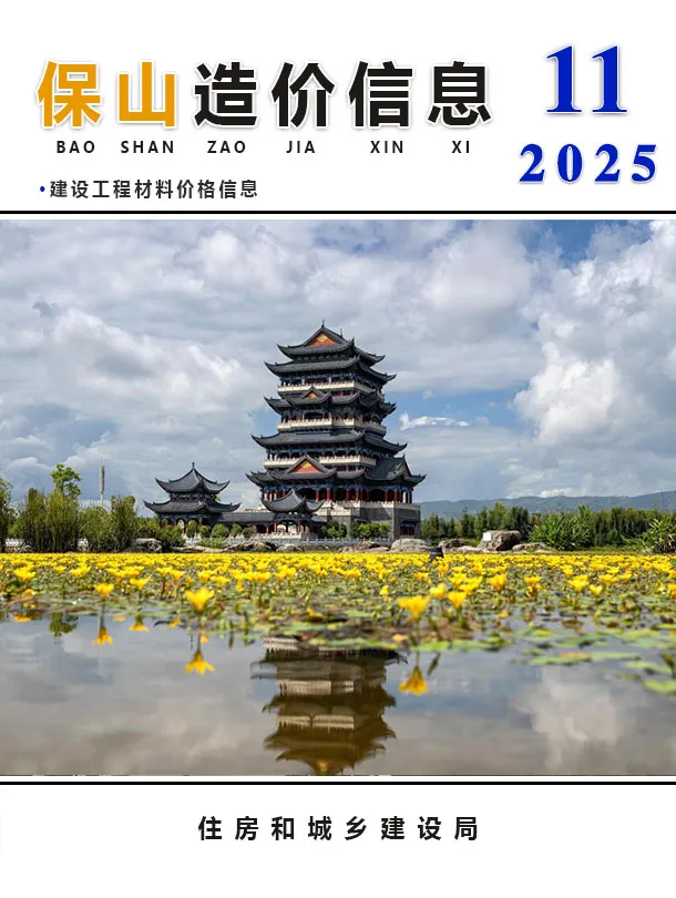 造价库保山市2025年11月信息价期刊电子版PDF封面