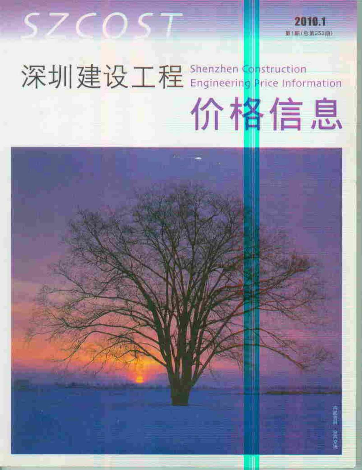 深圳市2010年1月造价库期刊