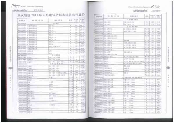 武汉市2013年5月造价库数据造价库数据网